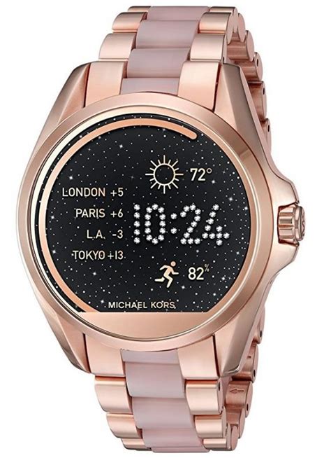 michael kors access touch screen rose gold acetate bradshaw smartwatch|Michael Kors.